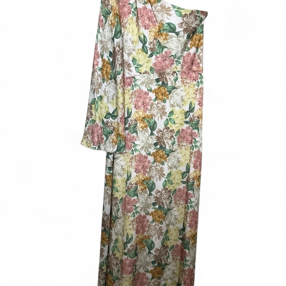 Sachin + Babi Keely Asymmetric Gown in Antique Bouquet - Picture 5 of 6